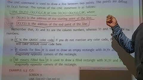 Chapter 5 Part 4 Line Command