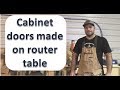 Learn how to make a cabinet door using a cope and stick router bit set HD Learn how to make a cabinet door using a cope and stick router bit set HD