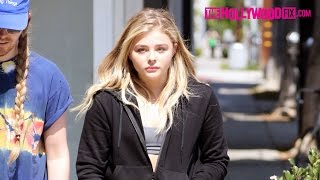 Chloe Grace Moretz & Brooklyn Beckham Arrive To Zinque Cafe Before Going On  A Jog 6.30.16 