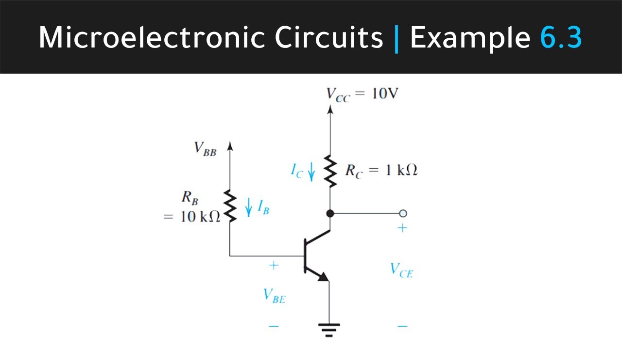 BJT Problems | Example 6.3 - Exercise 6.19 - 6.21 - YouTube