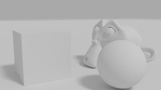 Monkey, Cube & Sphere