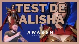 Awaken Chaos Era - Test du nouveau perso Alisha !!