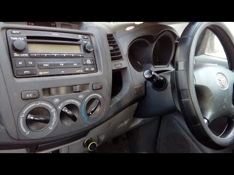 Toyota Hi-Lux 2004-2015 how to remove factory radio,simple step by step guide.