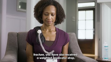 EXOGEN-How to Use the Weighted Applicator Strap (Captions)