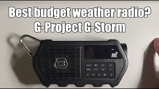 G-Project G-Storm: The Best Budget Weather Radio? - Random Reviews S1 EP2