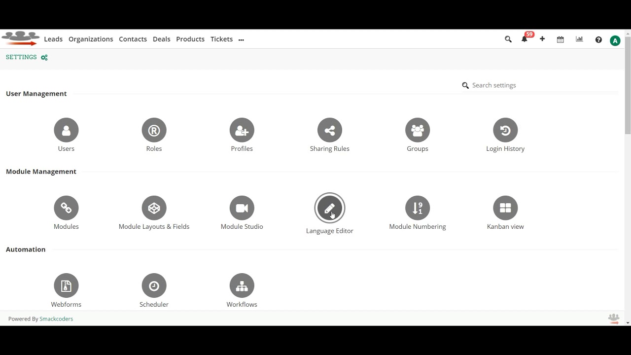 Joforce CRM - Language Editor - YouTube