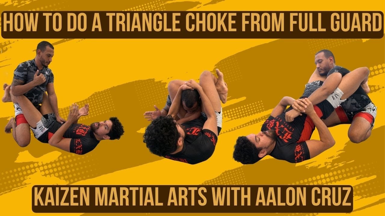 How To Do A Triangle Choke From Full Guard For Grappling & MMA ...