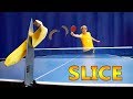 Slice a Banana by Hitting it at a Knife