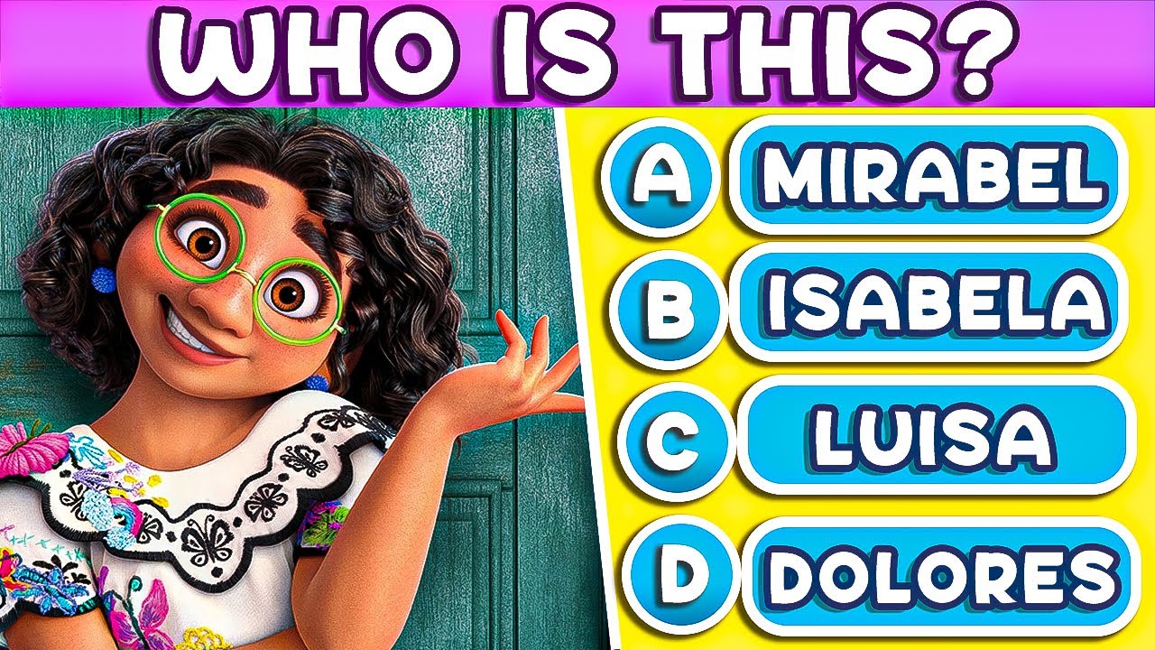 Encanto Quiz How Much Do You Know About Encanto? YouTube