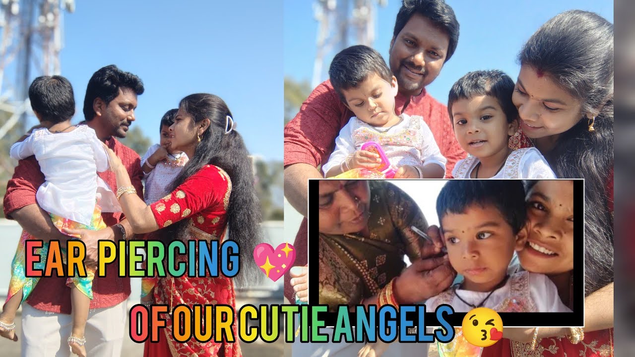  Ammama vala intilo chevulu kutinnchadam ||  Ear piercing  || mukannumu  spl || Rayagada 