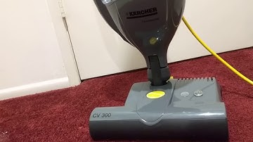 Vacuuming: Kärcher CV300 Commercial Hybrid Vacuum Carpet Cleaning Performance