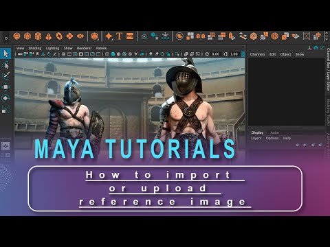 How to import or upload reference image | Maya Tutorials | VRx Academy
