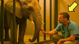 VETERINARIAN SEES AN ELEPHANT CRYING IN ITS CAGE… BUT HE DIDN'T IMAGINE THE REASON