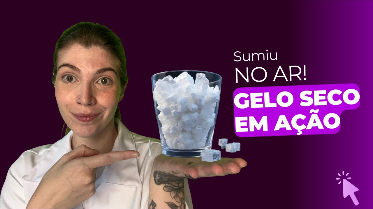 O que é gelo seco? Veja a reação com água! | Laboratório Urânia