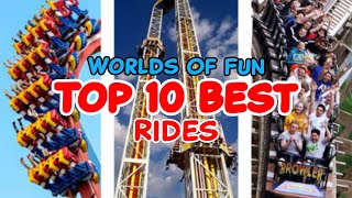 Top 10 rides at Worlds of Fun  Kansas City, Missouri | 2022