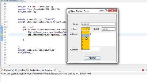 Learn Java in Hindi 53 b   Advanced Event Handling and Swing