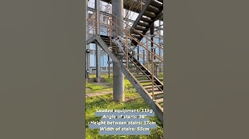 The Stairs Test for Jueying X20 Quadruped Robot