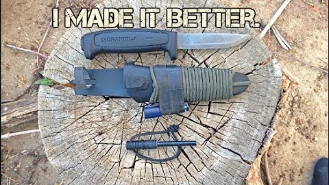 Mora 511 Knife and Sheath Upgrades