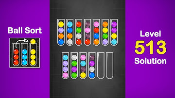 Ball Sort Puzzle Solution Level 513