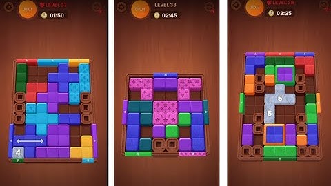 Wood Away Block Jam - Level 37 - Level 38 - Level 39