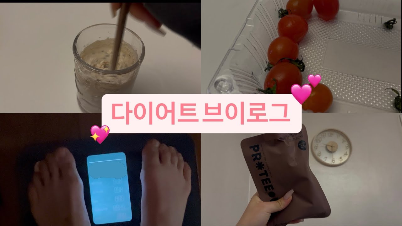 다이어트 브이로그🙂💪👧