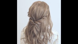 Twisted Half Updo l Easy Hairstyle ☆ hair works &SOL