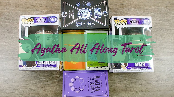 Agatha All Along Tarot Deck & Guidebook Unboxing | First Look at Marvel's Agatha Illustrated Tarot