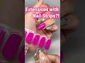 Nail Extensions with Semi-Cured Gel Strips?! #nailstrips #nail extension