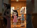 “A Brave Cat Girl and the Cruel Truth”.      #CatStory#EmotionalCatStory#SadCatStory