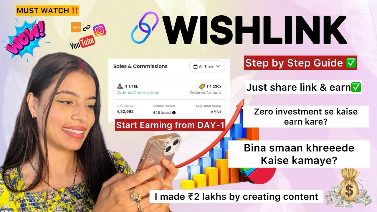 Earn in LAKHS🤑 Akhir ye WISHLINK kya hai ?😨 Bina product khreede kaise kmaaye😍