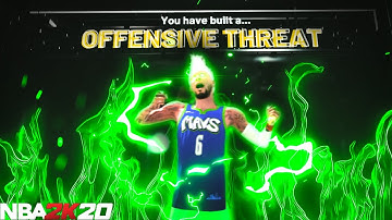 POINT GUARD BUILD NBA 2K20! BEST POINT GUARD NBA 2K20! OFFENSIVE THREAT BUILD NBA 2K20!
