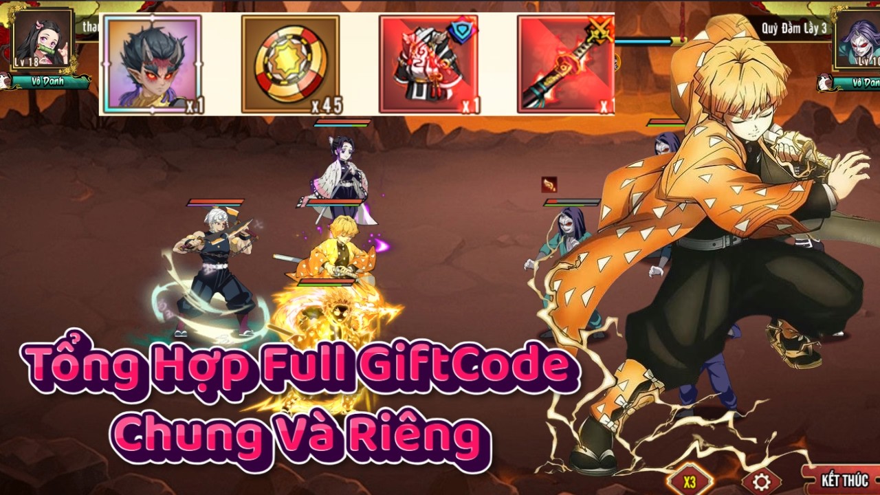 Tổng Hợp Full GiftCode Chung Mới Nhận Rương Tướng UR Free Khế Ước Diệt Quỷ