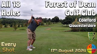 Forest Of Dean F Club F Vlog. Every Shot From My Summer Round At The Bells Hotel Course