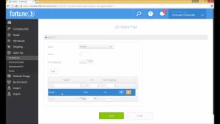 Celebrity Setting Up United States Sales Tax Rates On Your Website Profile