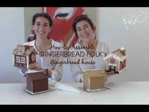 Gingerbread Folk house kit: How-to-Assemble