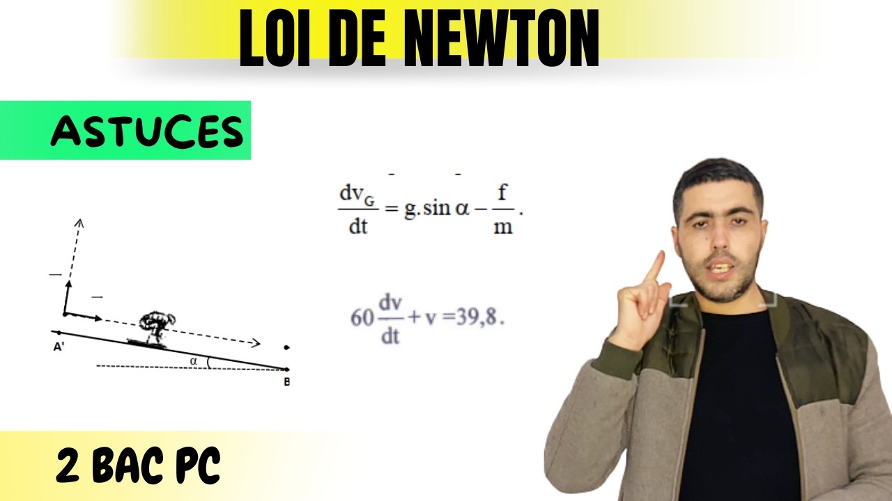 les lois de Newton -2 BAC SM PC -Astuces