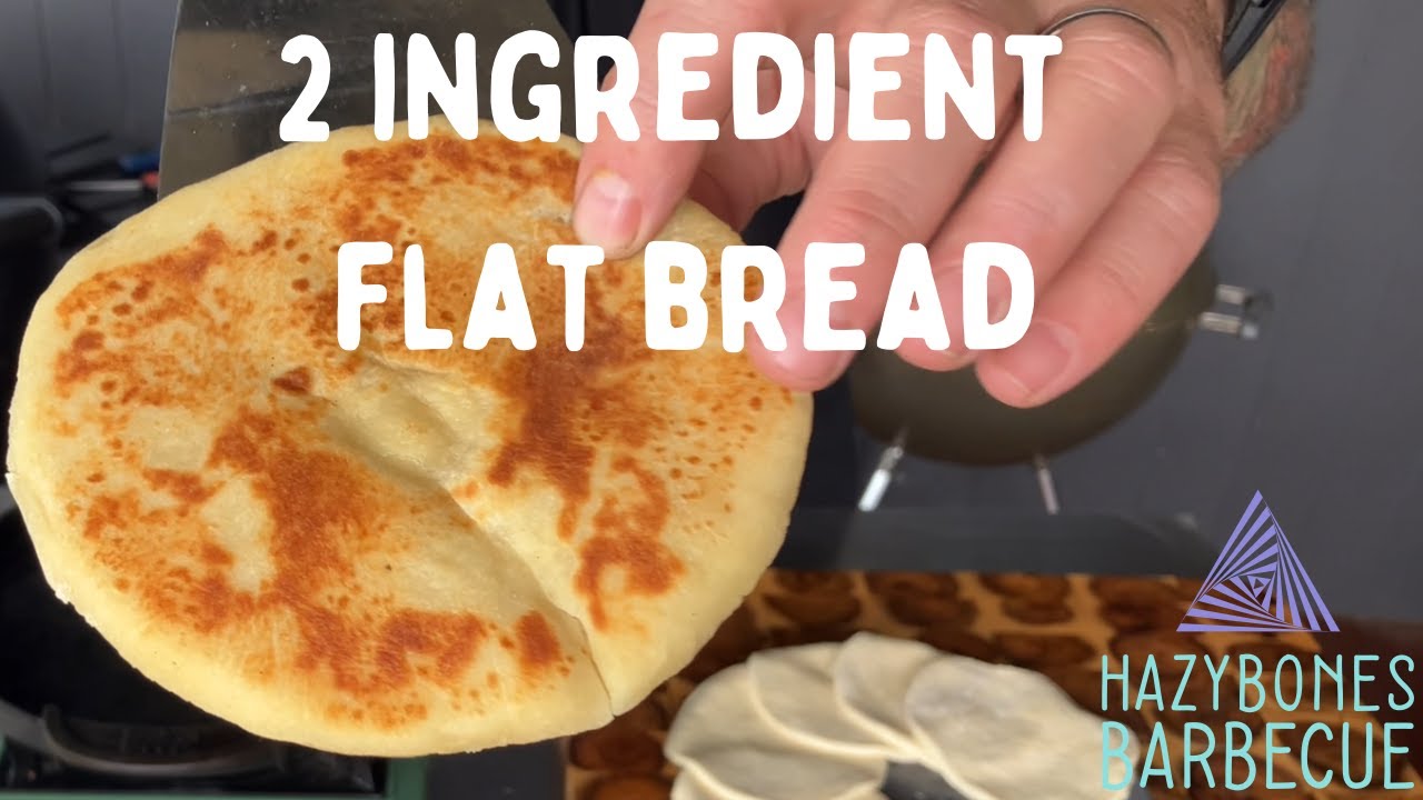 Super simple Flatbread recipe with just 2 ingredients