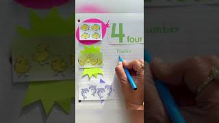 Learn to write Number 4 Wealth