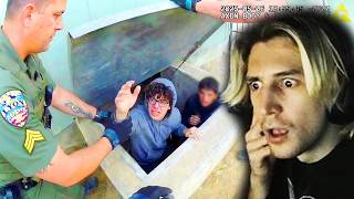 3 Missing Kids Discovered Under Secret Door | xQc Reacts