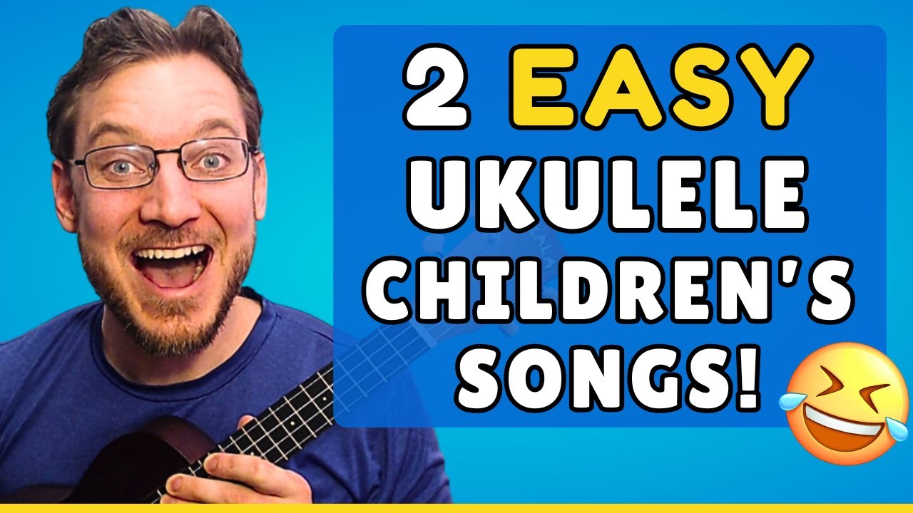 Выучите 2 ПРОСТЫЕ детские песни для укулеле за 2 МИНУТЫ!