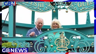 King and Queen visit Belfast to open a new Coronation garden | GB News' Dougie Beattie reports