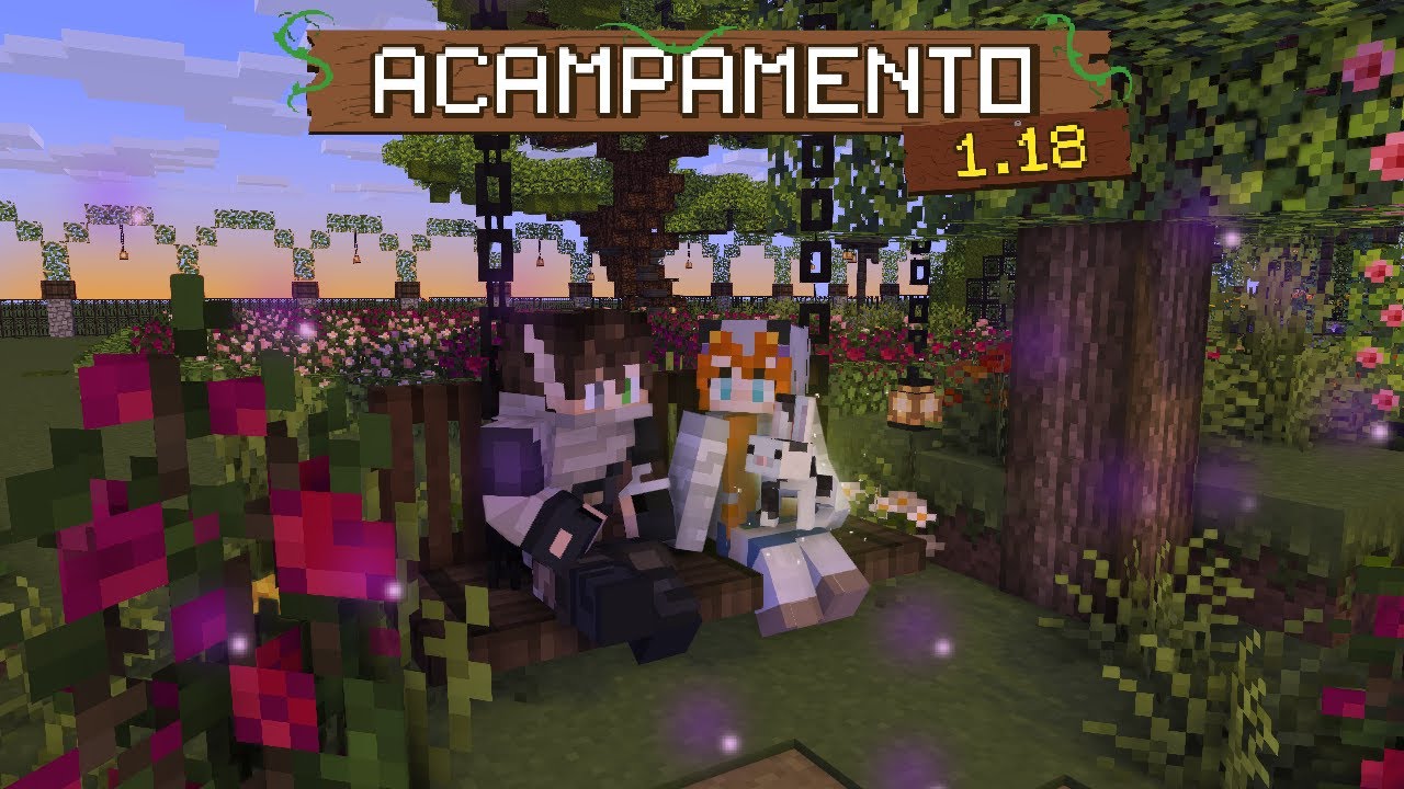 HOJE UM NOVO MEIO ELFO RENASCEU DA NATUREZA | MINECRAFT ACAMPAMENTO