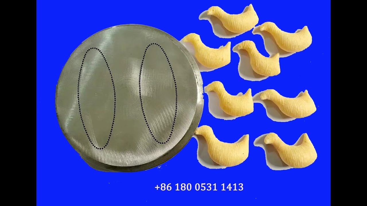 direct expanded extruded snacks production line - YouTube