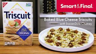 Baked Blue Cheese Triscuits