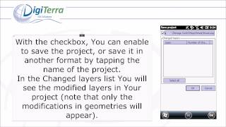 DigiTerra Explorer Quickstart - Saving projects