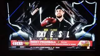 San Francisco 49ers 2024  First Round Draft Pick Ricky Pearsall