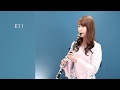 ビュッフェ・クランポンのクラリネット8本吹き比べ　E11