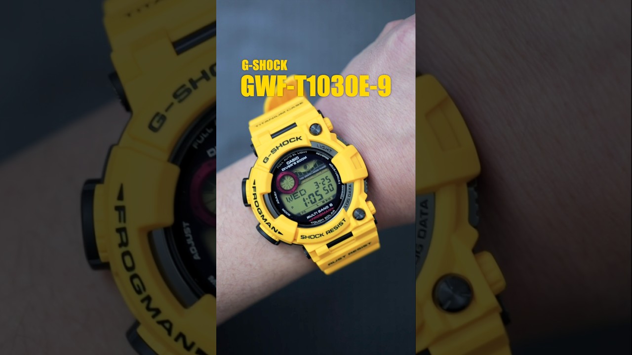 Introducing the legendary GWF-T1030E-9 titanium Frogman, a limited