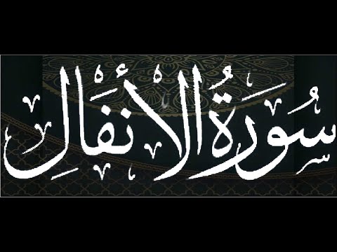 سورة الأنفال الشيخ عيسى عمر سناكوا