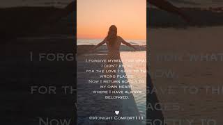 Forgive Yourself And Heal 🫰#youtubeshorts #shortsvideo #shorts #selfhealing